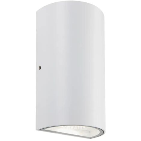 Plafoniera Led Alluminio Rettangolare cm 16 Trump Bianca Sovil