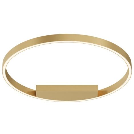 Plafoniera LED anello ottone/bianco 35W 60cm Maytoni RIM