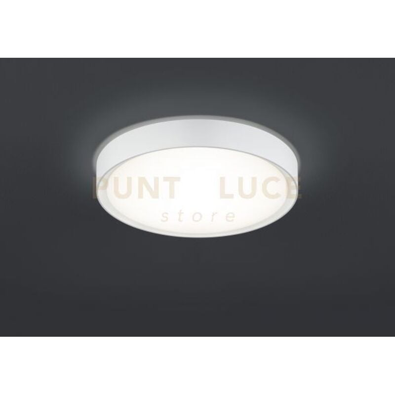 Clarimo plafoniera led B18W · 1x 1850lm, 3000K bagno con bordo bianco D.33CM