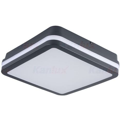 PLAFONIERA LED BENO 18W WW-L-GR - KANLUX                                                                 - Luce CALDA
