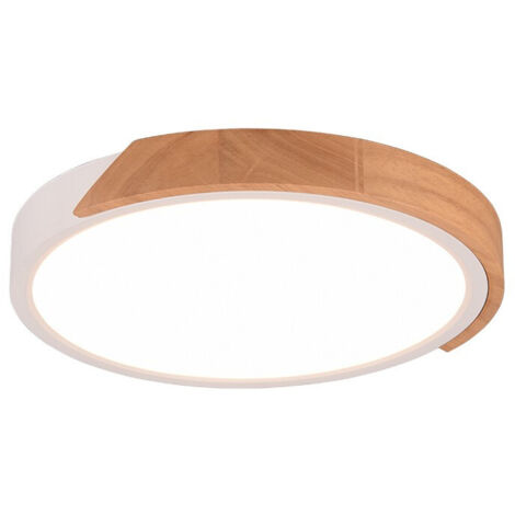 Plafoniera LED, bianco opaco, D31 cm, Jano