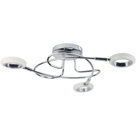 Plafoniera LED Candellux Aurelion 3 luci cromata 49cm