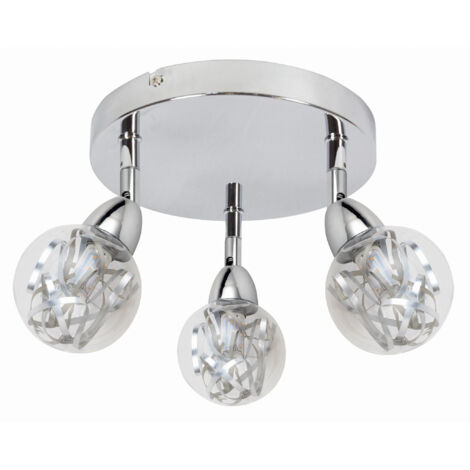Plafoniera LED Candellux BOLO 98-67708 3 luci 40cm cromo