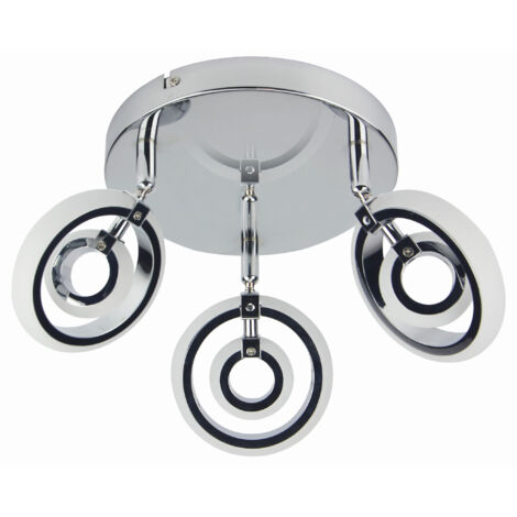 Plafoniera LED Candellux Celt 98-62024 3 luci cromo 3000K
