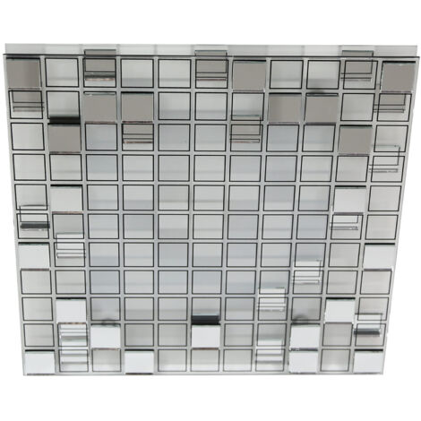 Plafoniera LED Candellux Mosaic 31x31 9W bianco/cromo