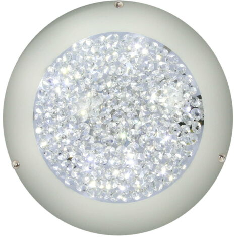Plafoniera LED Candellux Pristina bianca 30cm 10W 4000K