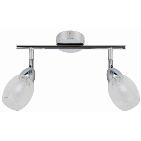 Plafoniera LED Candellux Rico 2 luci cromo 12W 3000K