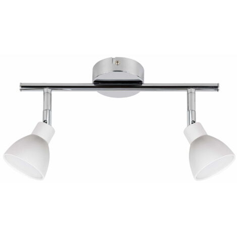 Plafoniera LED Candellux Roy 2 luci 3000K cromo bianco