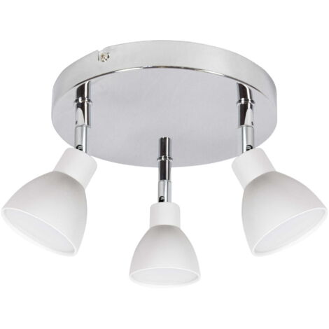 Plafoniera LED Candellux Roy 3 luci cromata 32 cm calda