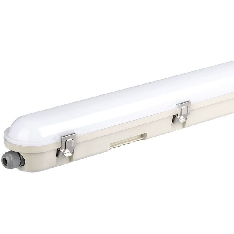Image of Plafoniera led Chip Samsung Impermeabile 48W 1500mm con Kit Emergenza Bianco Naturale IP65 - V-tac