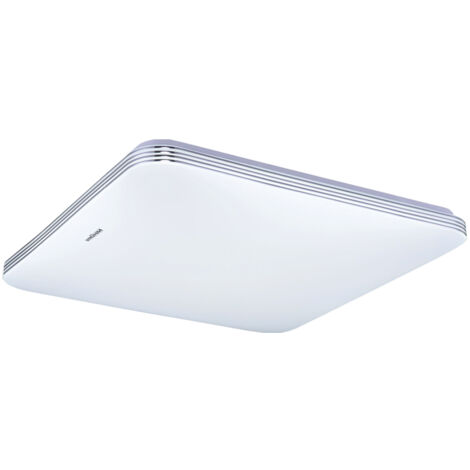 Plafoniera LED con sensore di movimento ADIS D SLIM MVS 20W 4000K IP44 bianco