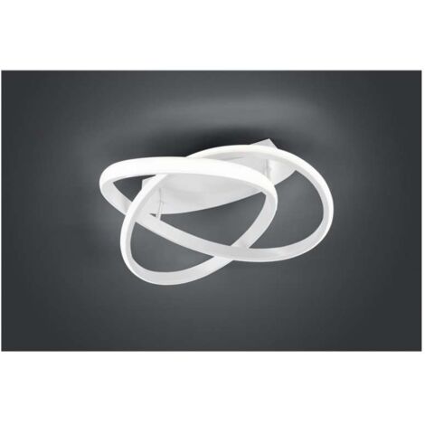 Plafoniera LED Course Spirale bianca con regolazione di intensità - Diametro 45 cm - 18W -
