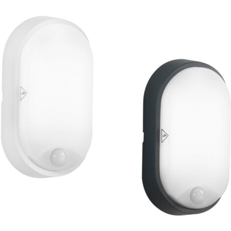 Plafoniera LED da esterno SENSITIVE bianca con sensore di movimento regolabile 14W 4000K (luce naturale)
