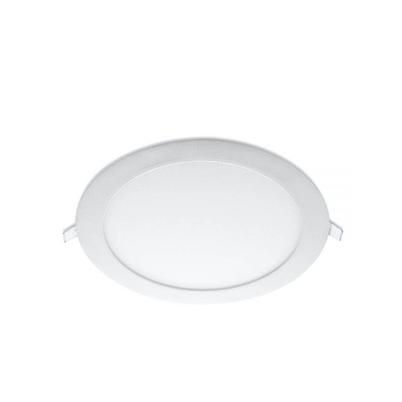 Image of Ecolux - Plafoniera led da Incasso Tonda Extra Piatta 24W 2160lm 160° Ø220mm Bianco - Bianco Naturale 4000K