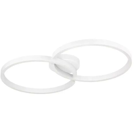 plafoniera led da interno eglo "amandolo" bianco 2700-6500k