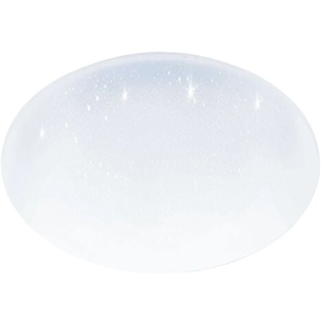 plafoniera led da interno eglo "pogliola-s" bianco effetto stellato 4000k 50cm