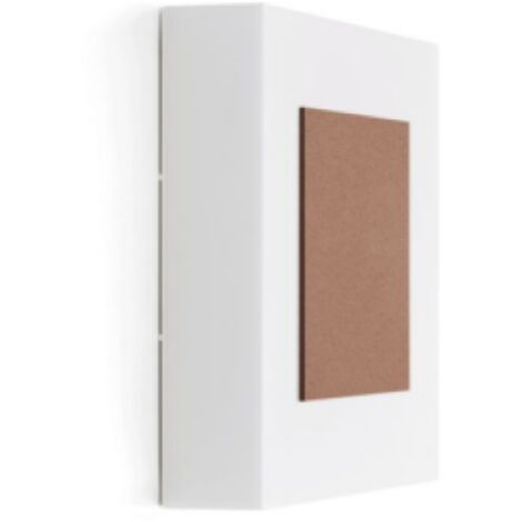 Plafoniera led da parete e soffitto per esterni corten 4000k ip65 17w 1296 lm cri80 lombardo ll116105n
