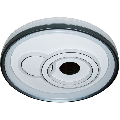 Plafoniera LED decorativa 38W bianco/grigio Ø50 PORTA Italux