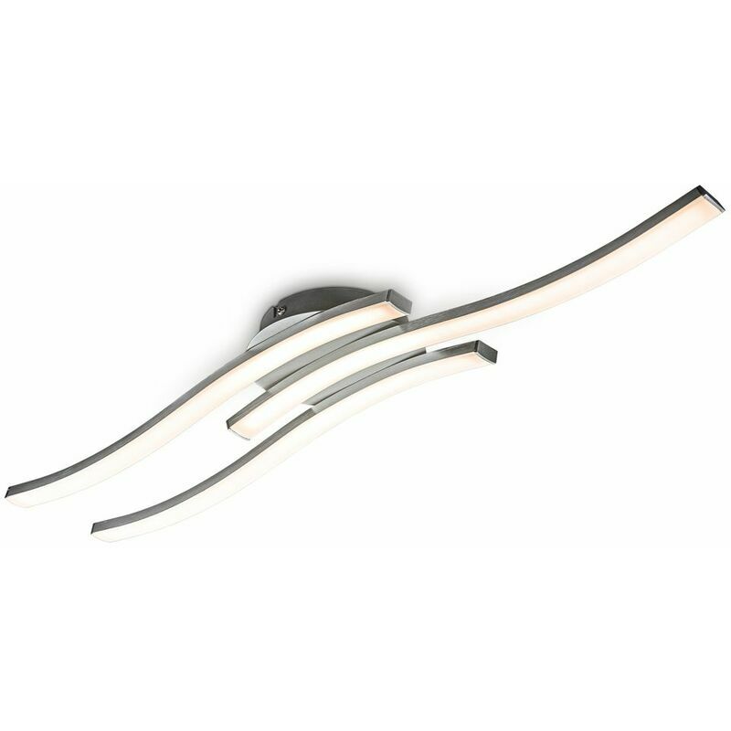Plafoniera led design moderno a forma di onda