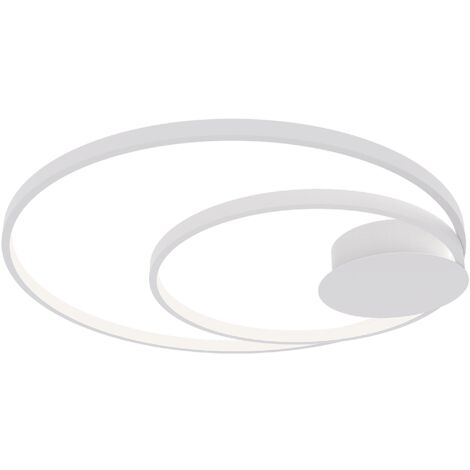 "Plafoniera LED DIEM in alluminio bianco 40W con CCT"