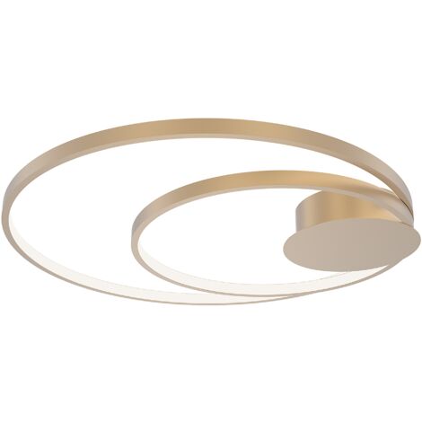 "Plafoniera LED DIEM in alluminio oro 40W 5440LM con CCT"