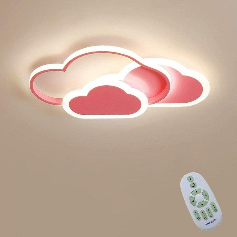 Image of Plafoniera led Dimmerabile Moderno Forme della nuvola creativa Lampada a Soffitto Dimmerabile 3000K-6000K Per soggiorno, camera da letto, sala da