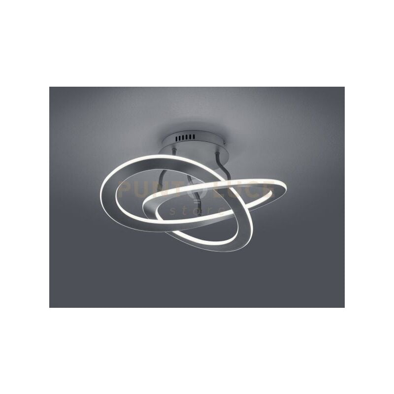 Lampada Piantana Led Dimmer 25W Antracite 53 cm Oakland gd Trio