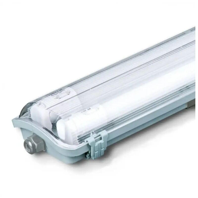 V-tac - plafoniera neon tubi led 2x10 watt bianco naturale 60 cm 2 luci f