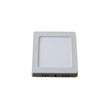 Plafoniera LED downlight superficie quadra bianca 6W 4000K