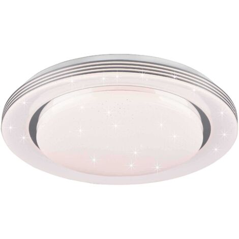 Plafoniera LED, effetto stelle, bianco, D48 cm, Atria