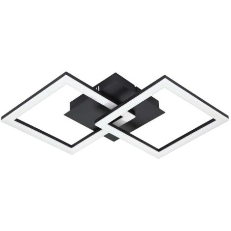 Plafoniera led eglo paranday-z 21.5w 3000-6500k nero - 900316