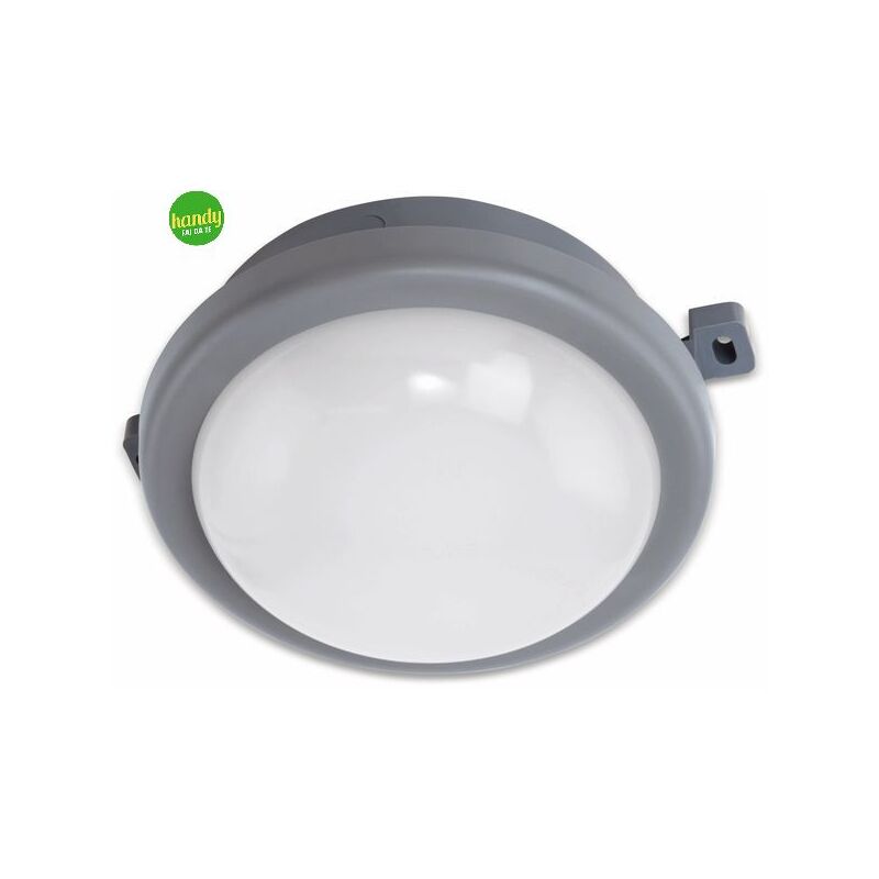 Image of Eglo - Plafoniera led pescolla 5,5w ip65 tonda grigio