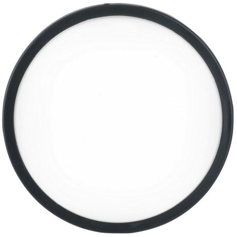 PLAFONIERA LED EVER GRIGIA 15W D.17CM 4000K IP65.