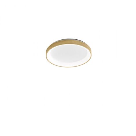 Plafoniera led gea luce krizia pp o 30w 3000k alluminio oro lampada soffitto