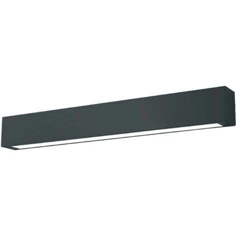 Plafoniera LED Ibros Light Prestige nera 63cm IP44