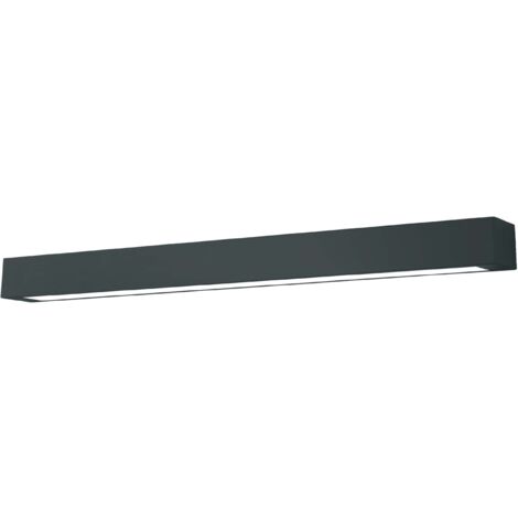 Plafoniera LED Ibros XL 36W 120cm nera IP44 Light Prestige
