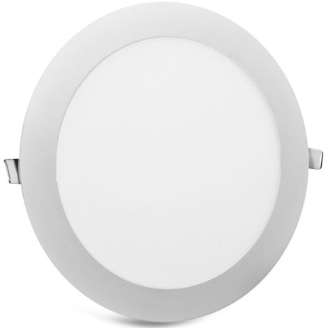 Plafoniera LED incasso tonda 22cm bianca 18W Polux