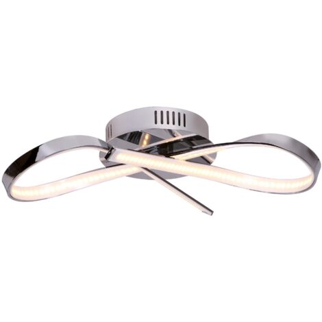 Plafoniera LED Infinity cromata 14W Maxlight C0099
