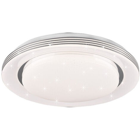 Plafoniera Led Interno 18W Diffusore Cielo Stellato 38 cm Atria GD Trio