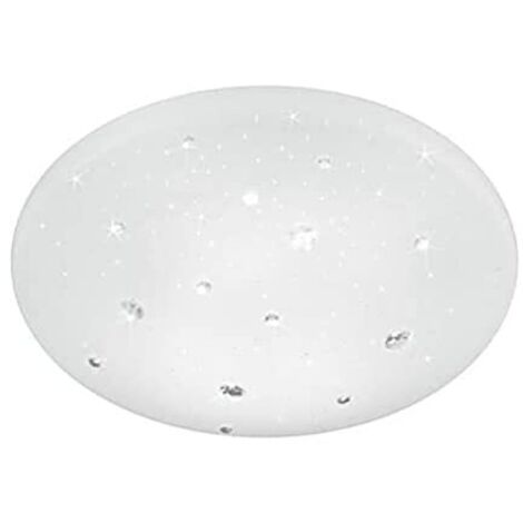 Plafoniera Led Interno Moderna 12W con Cristalli Cielo Stellato Achat GD Trio