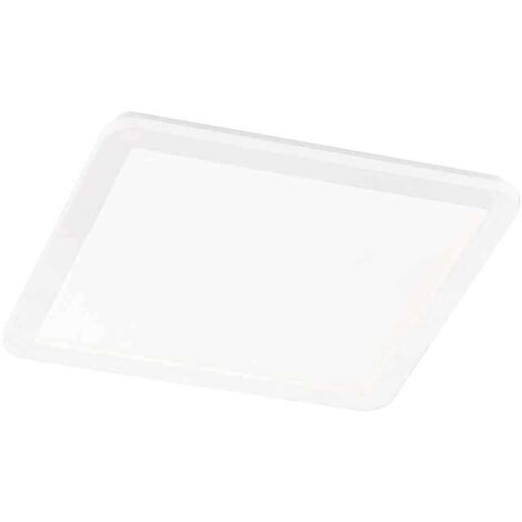 Plafoniera Led Interno Moderna Dimmer Quadrata Bianco Camillus GD Trio