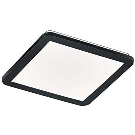 Plafoniera Led Interno Quadrata Dimmer 10W Nera 30per30 Camillus GD Trio