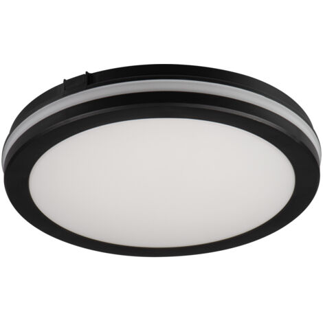 Plafoniera LED Kanlux BENO ECO nera 12W CCT IP65 20cm
