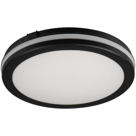 Plafoniera LED Kanlux BENO ECO nera 30cm 30W CCT IP65