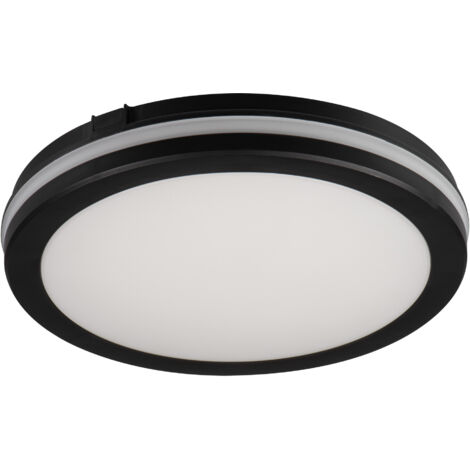 Plafoniera LED Kanlux BENO ECO nera 40cm 40W CCT IP65