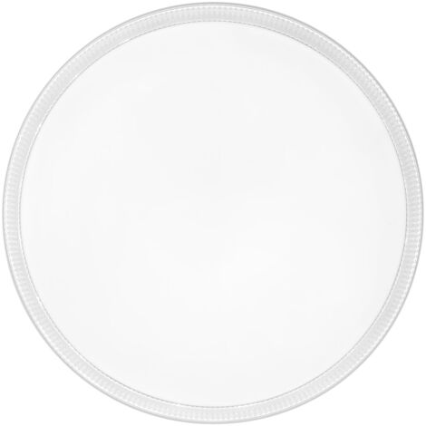 "Plafoniera LED KAOS bianca con bordo diamantato 40W con interruttore CCT 50 cm."
