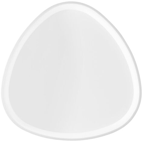 "Plafoniera LED KLAPTON in alluminio bianco con funzione CCT 65 cm."