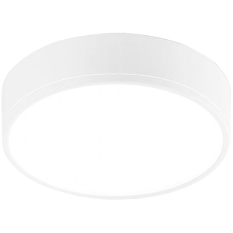 "Plafoniera LED KLIO rotonda bianca 36W 4000K (Luce naturale) 21 cm."