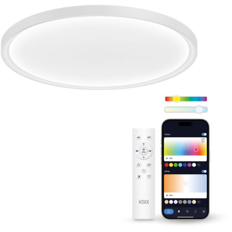 Plafoniera LED KSIX SmartLED KSIX Halo 2 Bianco Plastica 25 W (3000k - 6500k) (6500 K)