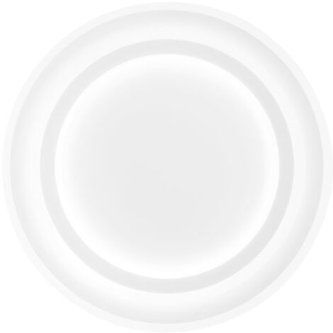 "Plafoniera LED LIFE in metallo e acrilico bianco con funzione CCT 60 cm."